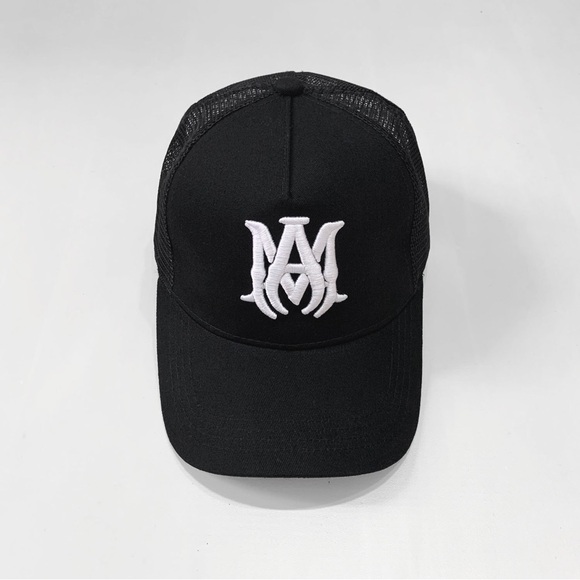 AMIRI Black Hat with White Logo - Picture 1 of 6
